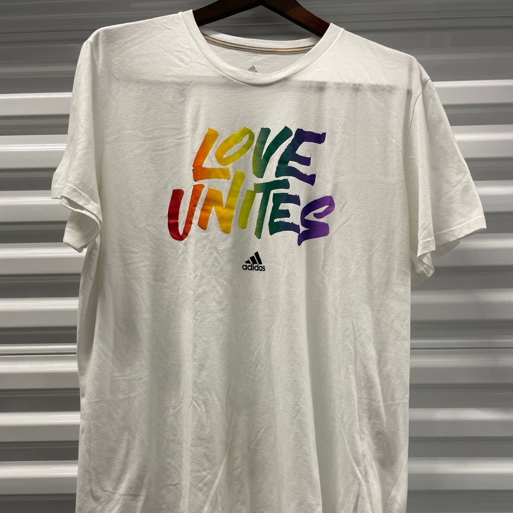 Adidas Pride White Party T-Shirt